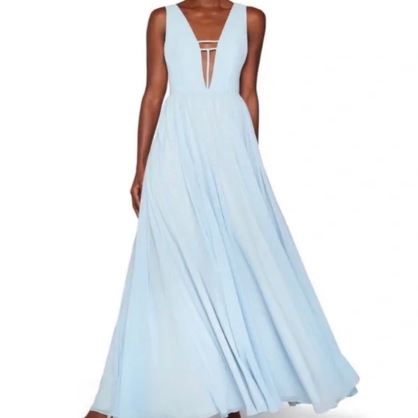 Fame & Partners Summer Angel Dress In Ice Blue Size: 2